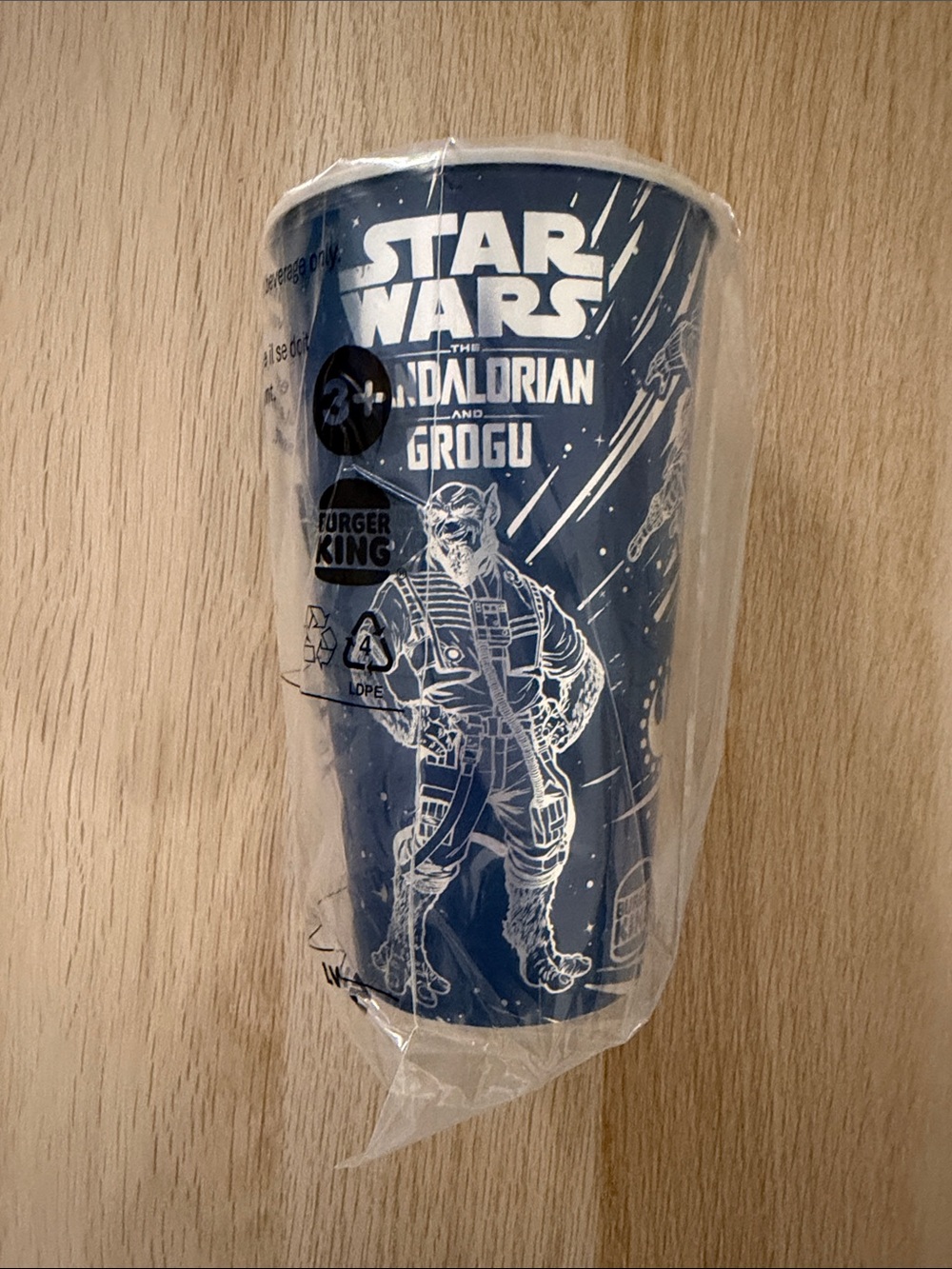 Star Wars The Mandalorian & Grogu x Burger King Blue Cup